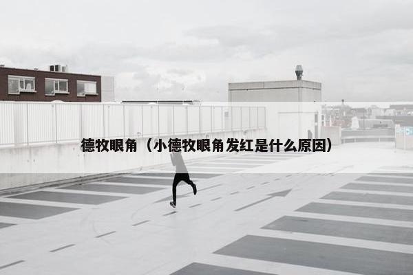 德牧眼角（小德牧眼角发红是什么原因）