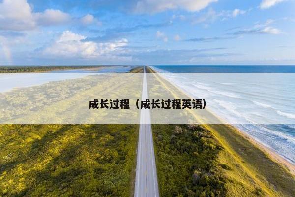 成长过程（成长过程英语）