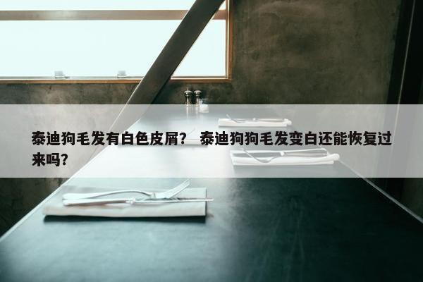 泰迪狗毛发有白色皮屑？ 泰迪狗狗毛发变白还能恢复过来吗？
