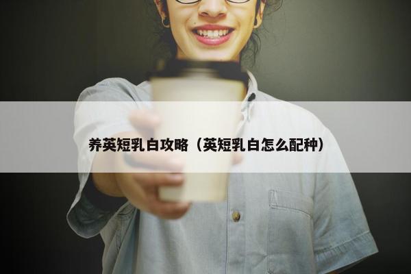 养英短乳白攻略（英短乳白怎么配种）