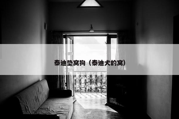 泰迪垫窝狗（泰迪犬的窝）