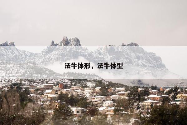 法牛体形，法牛体型
