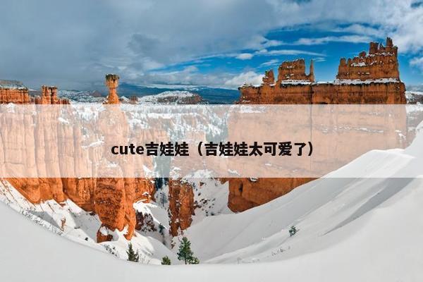 cute吉娃娃（吉娃娃太可爱了）