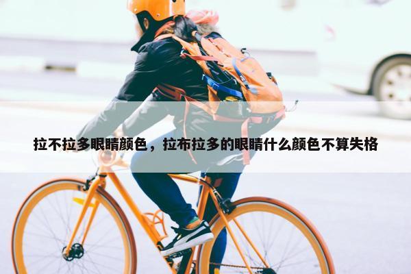 拉不拉多眼睛颜色，拉布拉多的眼睛什么颜色不算失格