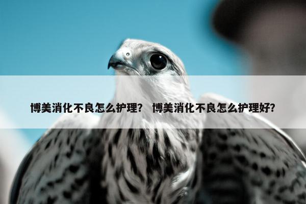 博美消化不良怎么护理？ 博美消化不良怎么护理好？