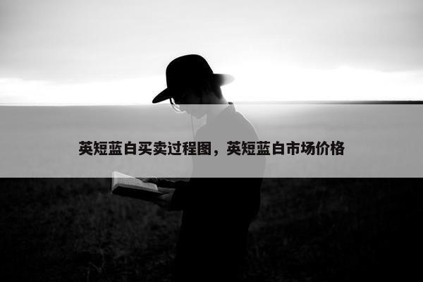 英短蓝白买卖过程图，英短蓝白市场价格