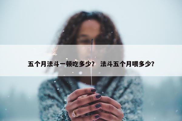 五个月法斗一顿吃多少？ 法斗五个月喂多少？