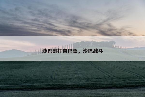 沙巴哥打京巴鲁，沙巴战斗