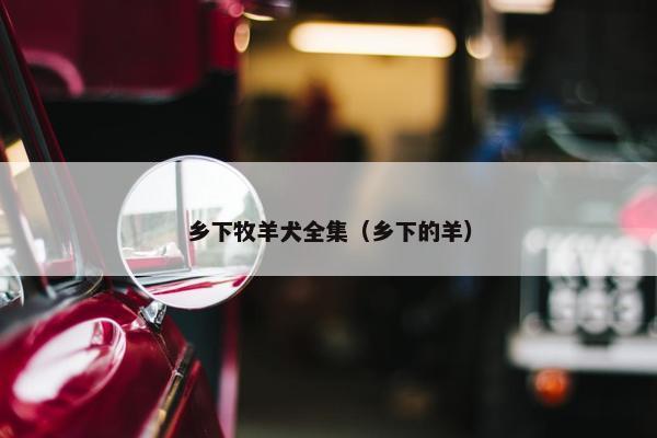 乡下牧羊犬全集（乡下的羊）