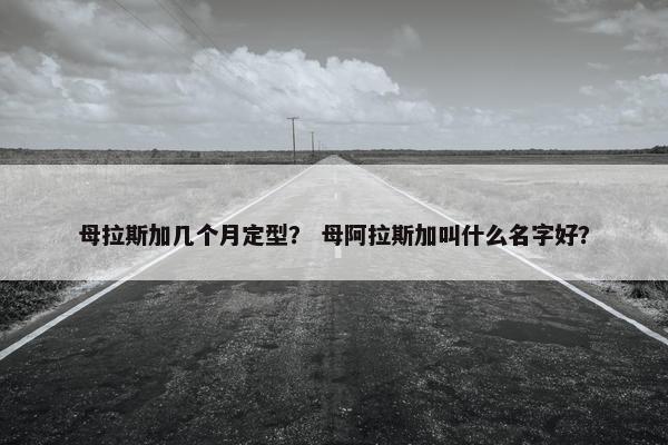 母拉斯加几个月定型？ 母阿拉斯加叫什么名字好？