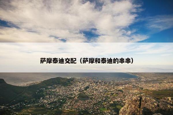 萨摩泰迪交配（萨摩和泰迪的串串）