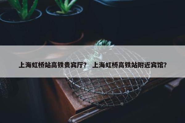 上海虹桥站高铁贵宾厅？ 上海虹桥高铁站附近宾馆？