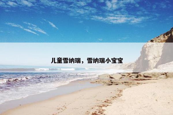 儿童雪纳瑞，雪纳瑞小宝宝
