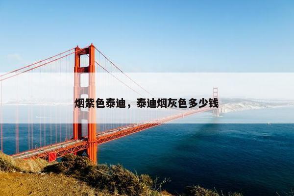 烟紫色泰迪，泰迪烟灰色多少钱