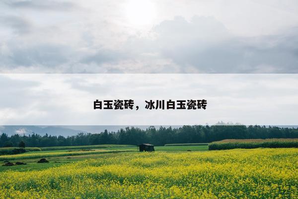白玉瓷砖，冰川白玉瓷砖