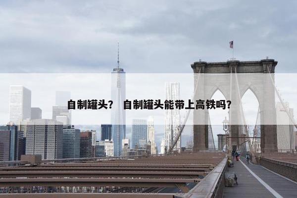 自制罐头？ 自制罐头能带上高铁吗？
