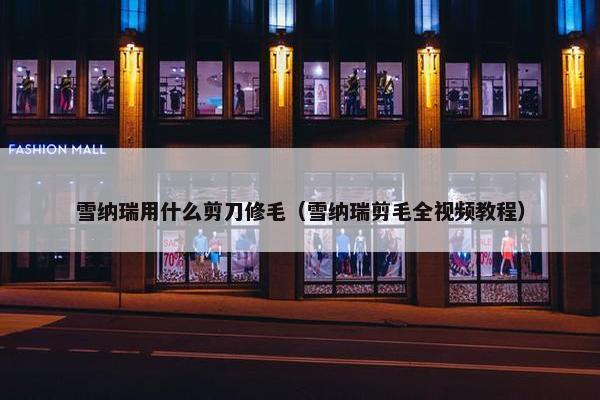 雪纳瑞用什么剪刀修毛（雪纳瑞剪毛全视频教程）