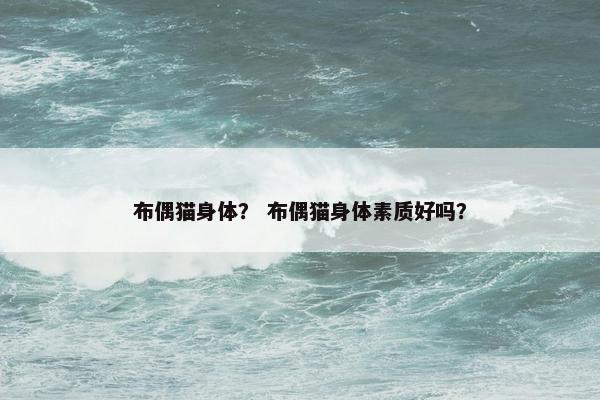 布偶猫身体？ 布偶猫身体素质好吗？