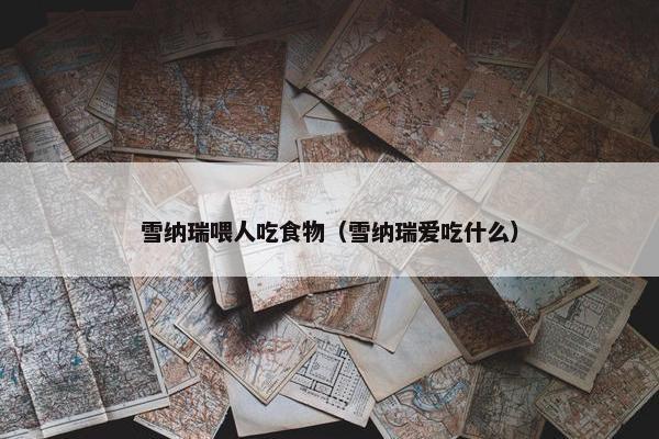 雪纳瑞喂人吃食物（雪纳瑞爱吃什么）