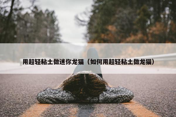 用超轻粘土做迷你龙猫（如何用超轻粘土做龙猫）