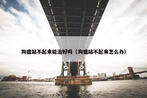 狗瘟站不起来能治好吗（狗瘟站不起来怎么办）