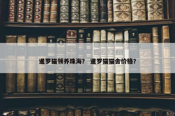 暹罗猫领养珠海？ 暹罗猫猫舍价格？