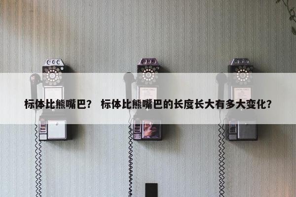 标体比熊嘴巴？ 标体比熊嘴巴的长度长大有多大变化？