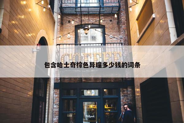 包含哈士奇棕色异瞳多少钱的词条