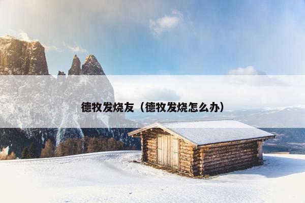 德牧发烧友（德牧发烧怎么办）