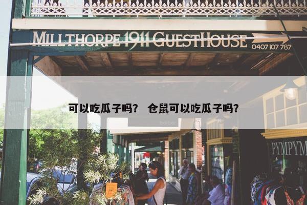 可以吃瓜子吗？ 仓鼠可以吃瓜子吗？