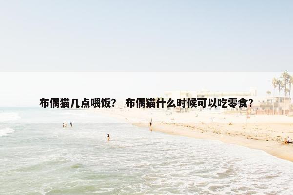 布偶猫几点喂饭？ 布偶猫什么时候可以吃零食？