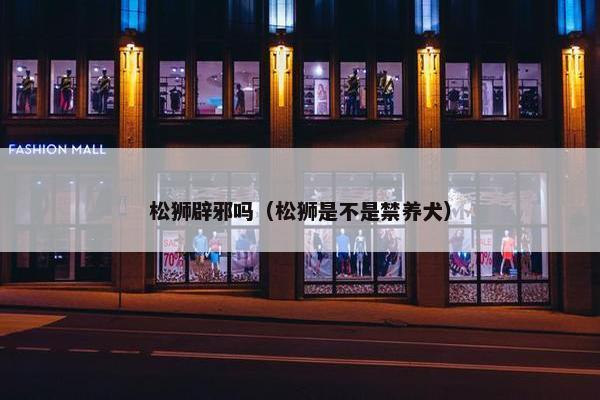 松狮辟邪吗（松狮是不是禁养犬）
