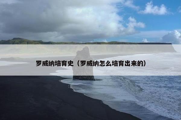 罗威纳培育史（罗威纳怎么培育出来的）