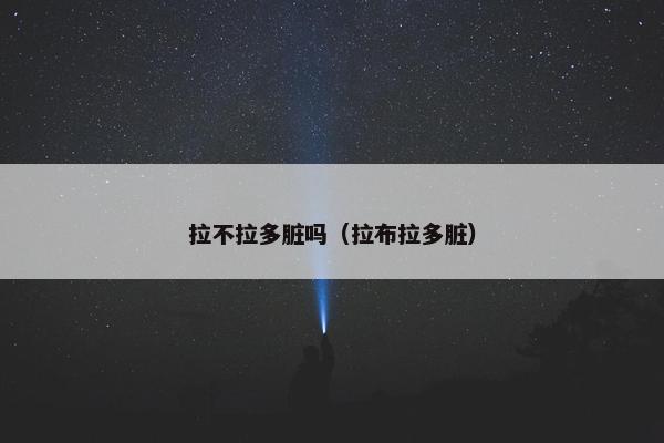 拉不拉多脏吗（拉布拉多脏）
