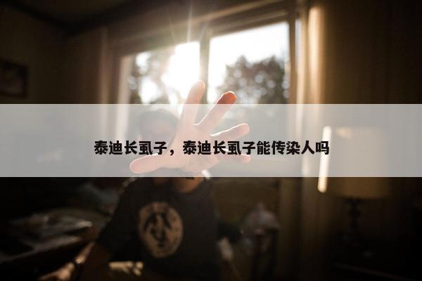 泰迪长虱子，泰迪长虱子能传染人吗