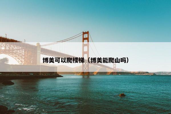 博美可以爬楼梯（博美能爬山吗）