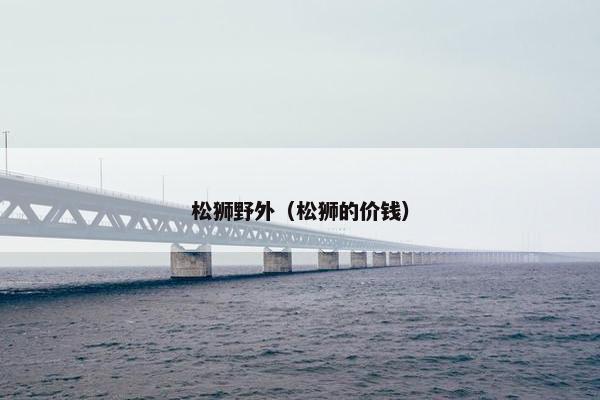 松狮野外（松狮的价钱）