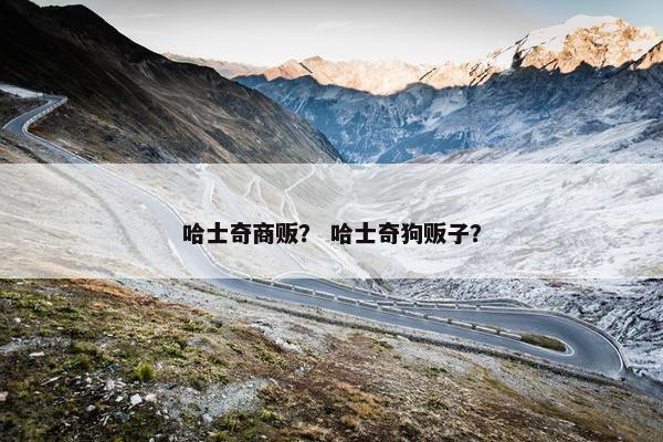 哈士奇商贩？ 哈士奇狗贩子？