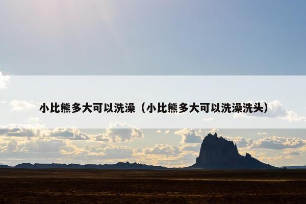 小比熊多大可以洗澡（小比熊多大可以洗澡洗头）