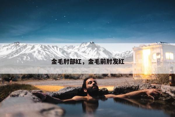 金毛肘部红，金毛前肘发红
