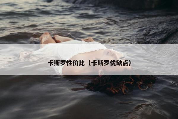 卡斯罗性价比（卡斯罗优缺点）
