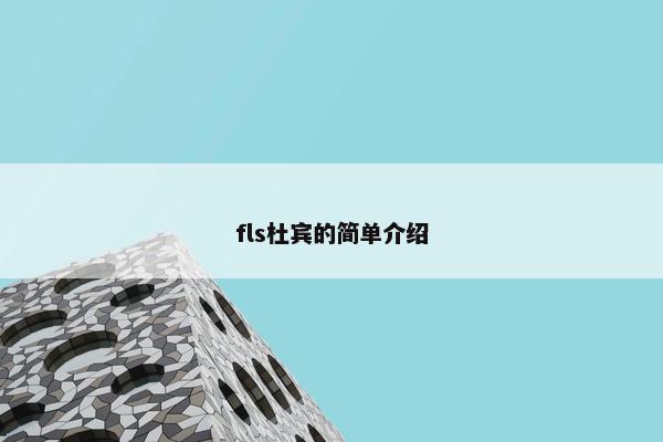 fls杜宾的简单介绍