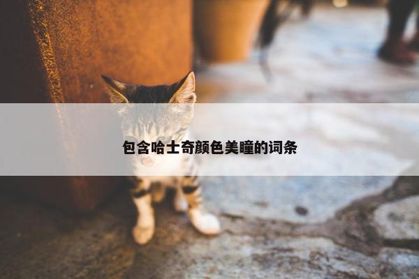 包含哈士奇颜色美瞳的词条