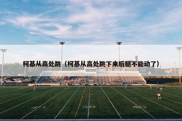 柯基从高处跳（柯基从高处跳下来后腿不能动了）