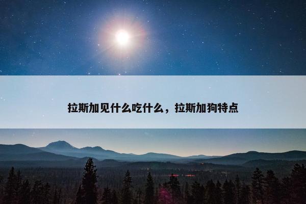 拉斯加见什么吃什么，拉斯加狗特点