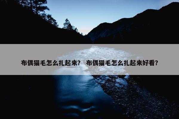 布偶猫毛怎么扎起来？ 布偶猫毛怎么扎起来好看？