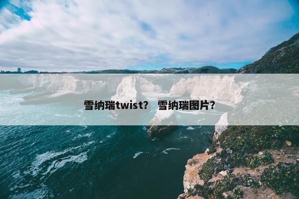 雪纳瑞twist？ 雪纳瑞图片？