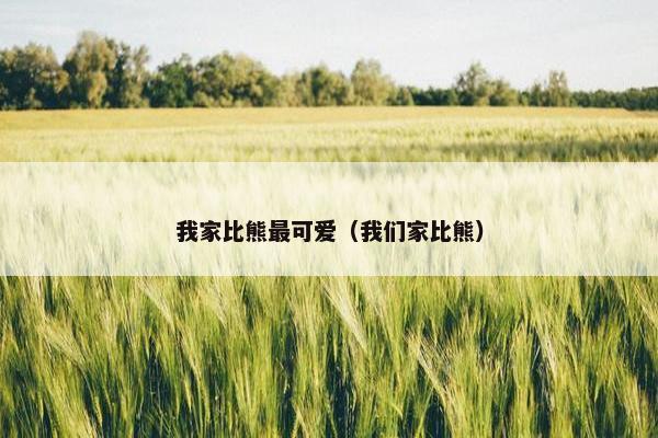 我家比熊最可爱（我们家比熊）