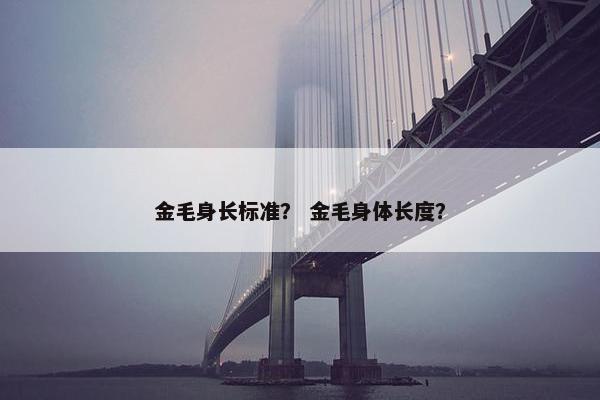 金毛身长标准？ 金毛身体长度？