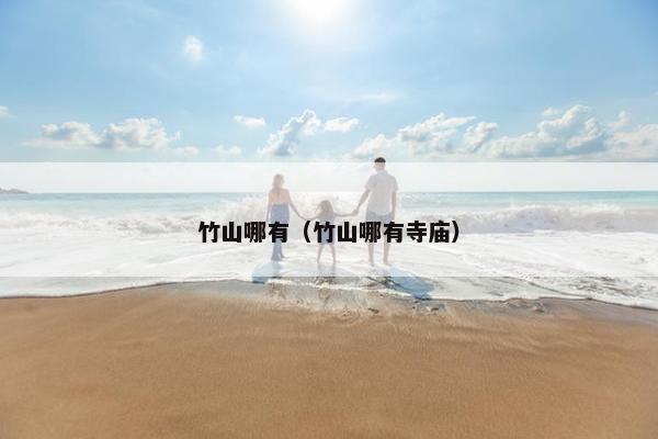 竹山哪有（竹山哪有寺庙）